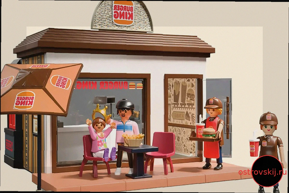 Burger King открывает ресторан в миниатюрной вселенной Playmobil
